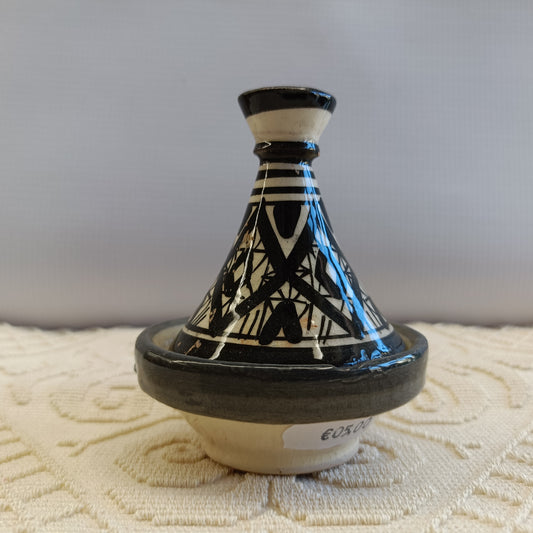 Porta Spezie Marocchino in Ceramica – Singolo Tajine Decorato a Mano