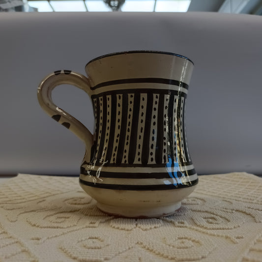 Bichiere Decorativo Marocchino in Ceramica - Fatto a Mano