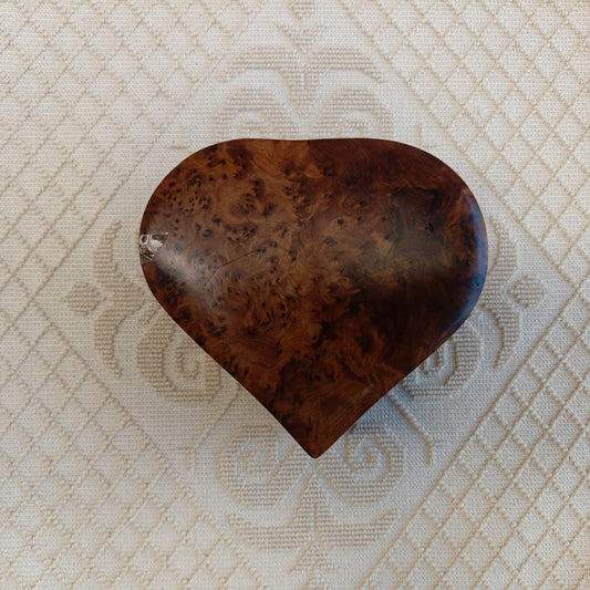 Scatola forma di Cuore in Legno - Fatta a Mano